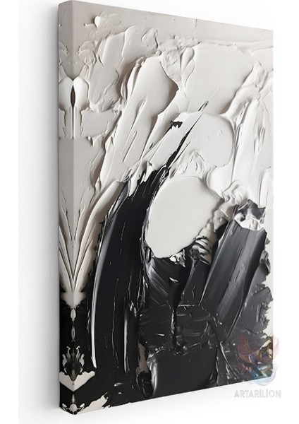Soyut Temalı Kanvas Tablo Modern Sade Şık Siyah ve Beyaz Salon Ev Dekorasyon Kanvas Duvar Tablosu fiyatları