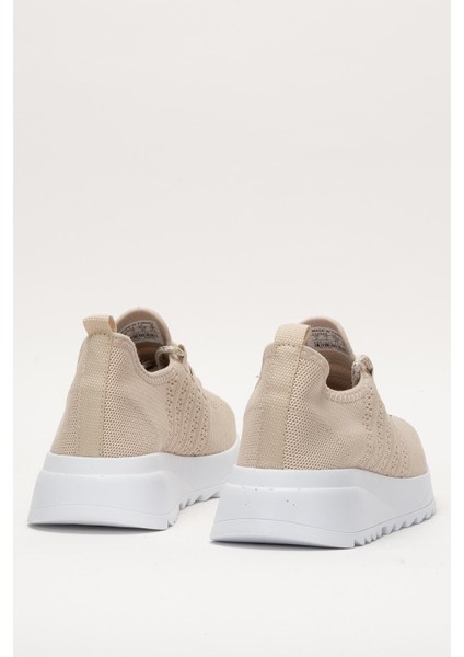 Kadın Ortopedik Taban Triko Günlük Spor Ayakkabı BEJ fırsatları