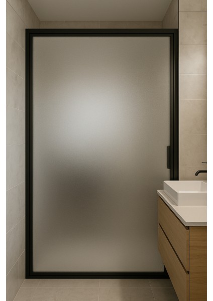 | 45X150CM | Buzlu Cam Filmi | Modern Mat Kaplama | Mutfak Ofis Pencere Banyo