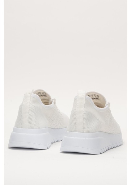 Kadın Ortopedik Taban Triko Günlük Spor Ayakkabı BEYAZ fırsatları