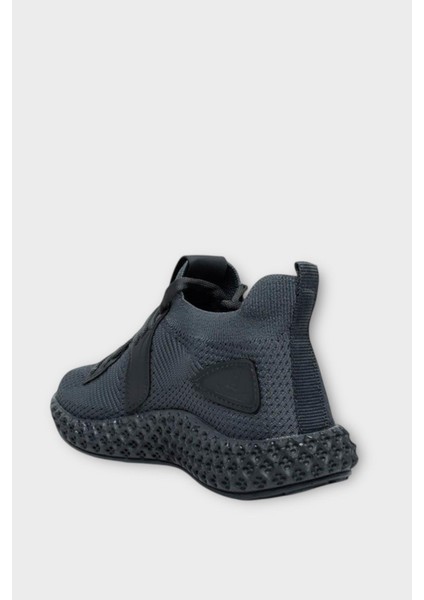 Triko Örme Sneaker Spor Ayakkabı Siyah - Beyaz
