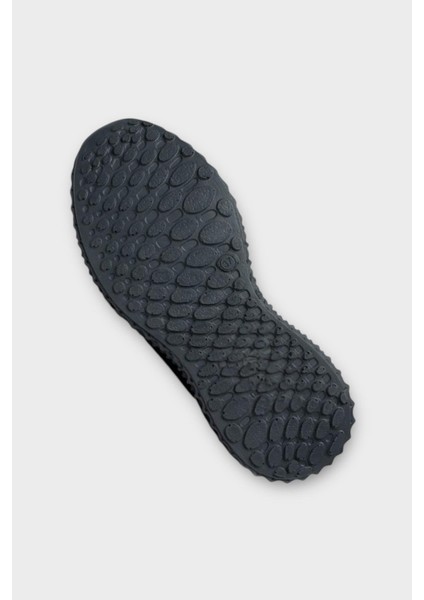 Triko Örme Sneaker Spor Ayakkabı Siyah - Beyaz