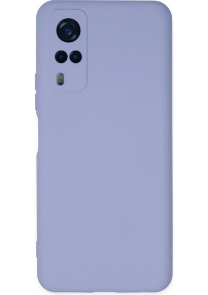 Vivo Y53S Kılıf Nano Içi Kadife Silikon - Lila Ferrg