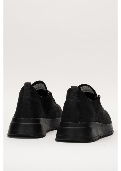 Kadın Ortopedik Taban Triko Günlük Spor Ayakkabı SİYAH fırsatları