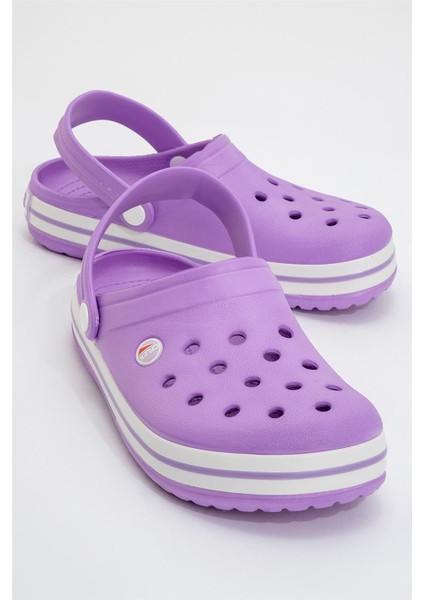 Unisex Confort Medikal Hemşire Sabo Terlik Lila