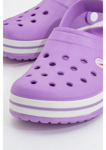 Unisex Confort Medikal Hemşire Sabo Terlik Lila