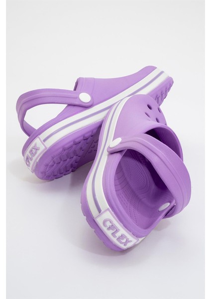 Unisex Confort Medikal Hemşire Sabo Terlik Lila