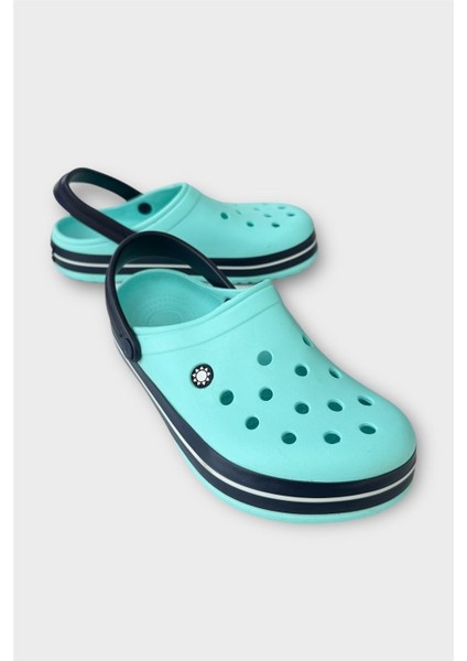 Unisex Comfort Hafif Medikal Hemşire Sabo Terlik TURKUAZ - SİYAH