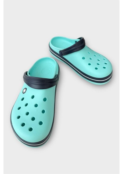 Unisex Comfort Hafif Medikal Hemşire Sabo Terlik TURKUAZ - SİYAH