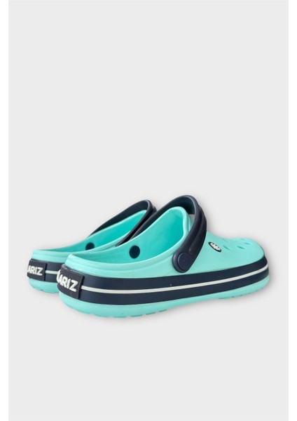 Unisex Comfort Hafif Medikal Hemşire Sabo Terlik TURKUAZ - SİYAH