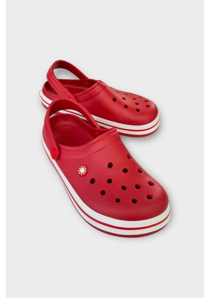 Unisex Comfort Hafif Medikal Hemşire Sabo Terlik KIRMIZI