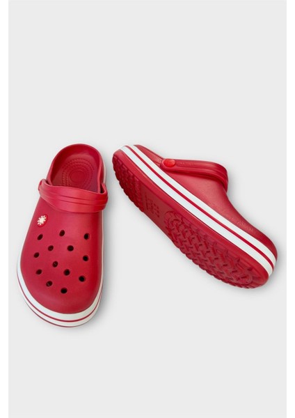 Unisex Comfort Hafif Medikal Hemşire Sabo Terlik KIRMIZI