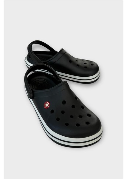 Unisex Comfort Hafif Medikal Hemşire Sabo Terlik SİYAH