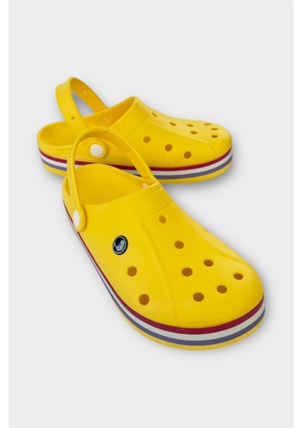 Unisex Comfort Hafif Medikal Hemşire Sabo Terlik SARI