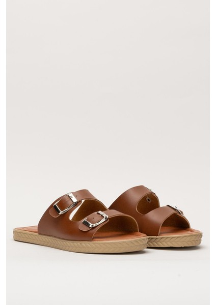 Kadın Çift Bant Ayarlanabilr Tokalı Terlik TABA modelleri