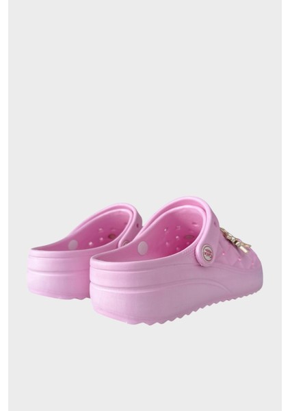 Kadın Taşlı Comfort Hafif Yüksek Taban Yazlık Sandalet Terlik PEMBE indirimleri