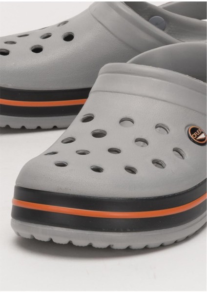 Unisex Confort Medikal Hemşire Sabo Terlik GRİ-TURUNCU
