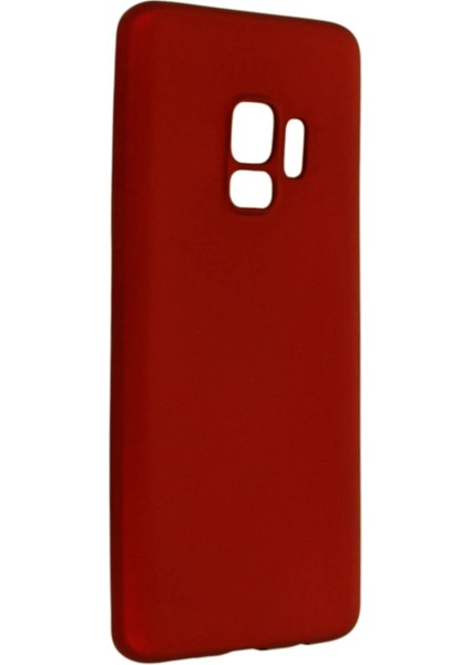 Samsung Galaxy S9 Kılıf First Silikon - Bordo Ferrg