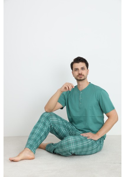 Erkek Pijama Takımı Kısa Kol modelleri