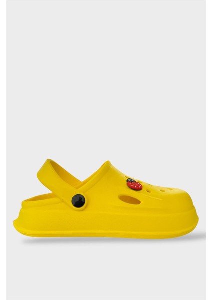 Kadın Comfort Uğur Böceği Tokalı Medikal Hemşire Sabo Terlik Pembe