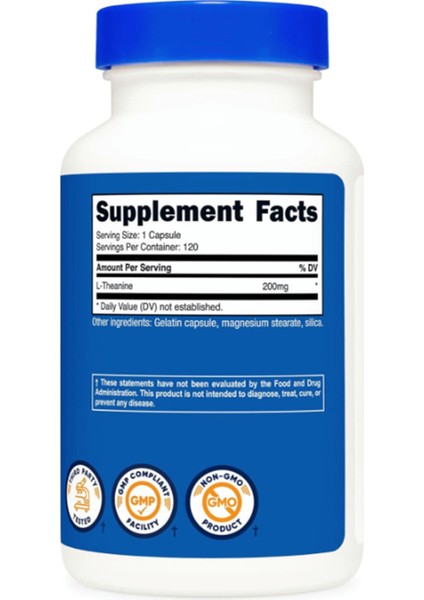 L-Theanine 200 mg 120 Capsules