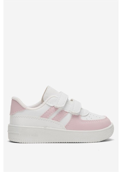 Çocuk Sneaker Spor Ayakkabı Beyaz-Pembe
