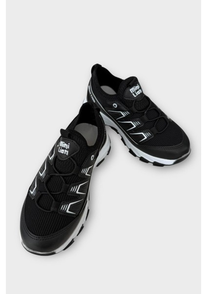 Çocuk Triko Rahat Comfort Spor Ayakkabı Siyah - Beyaz modelleri