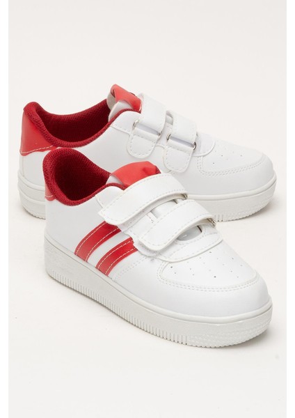 Çocuk Sneaker Spor Ayakkabı Beyaz-Mavi