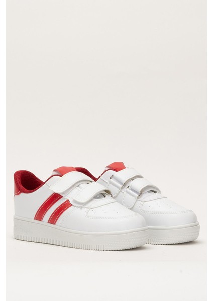 Çocuk Sneaker Spor Ayakkabı Beyaz-Mavi