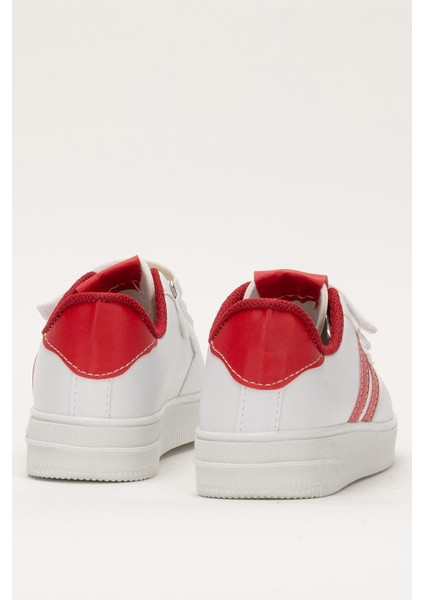 Çocuk Sneaker Spor Ayakkabı Beyaz-Mavi