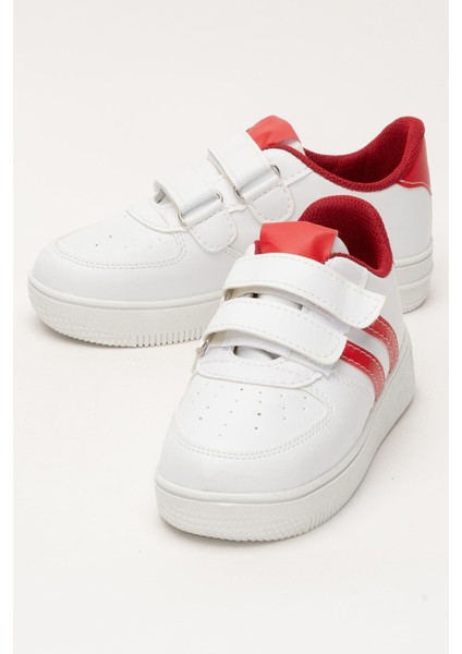 Çocuk Sneaker Spor Ayakkabı Beyaz-Mavi