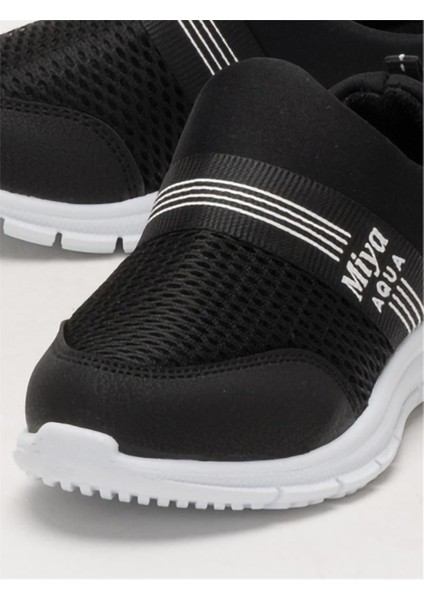 Unisex Lastilkli Hafif Airfle Çocuk Spor Ayakkabı SİYAH indirimleri