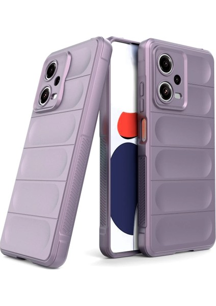 Xiaomi Poco X5 5g Kılıf Optimum Silikon - Mor Ferrg