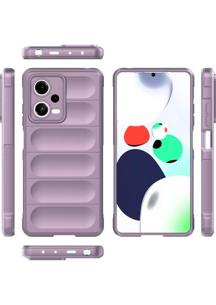 Xiaomi Poco X5 5g Kılıf Optimum Silikon - Mor Ferrg