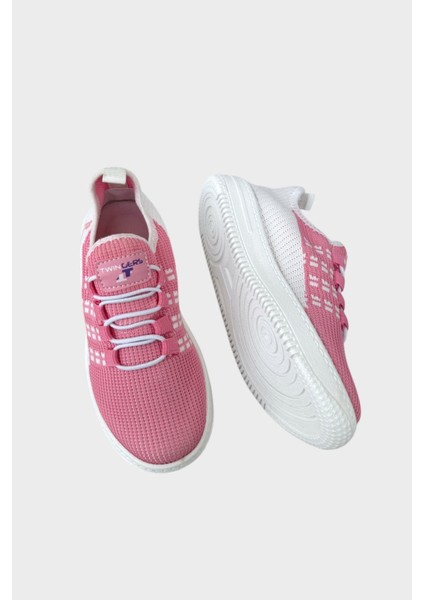 Çocuk Triko Akıllı Bağcık Aqua Spor Ayakkabı PEMBE fırsatları