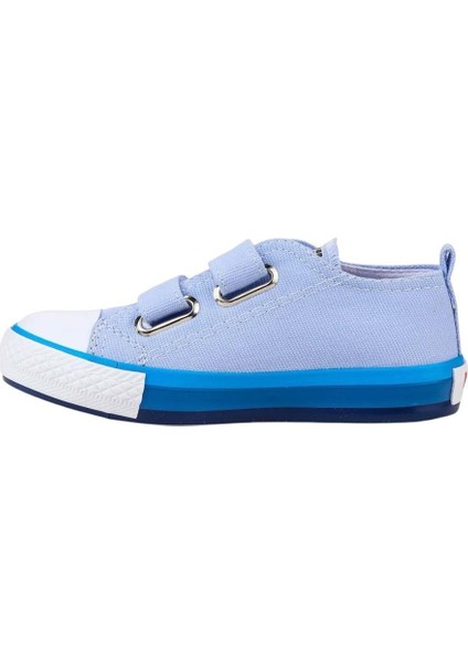 Çocuk Keten Kısa Convers Modeli Cırtlı Sneaker Spor Ayakkabı Pudra (26-30) fiyatları