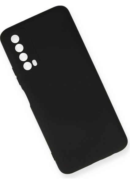 Huawei P Smart 2021 Kılıf Nano Içi Kadife Silikon - Siyah Ferrg