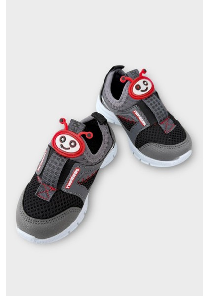 Çocuk Airfile Hafif Taban Kreş Ev Okul Bebe Spor Ayakkabısı SİYAH - FÜME modelleri