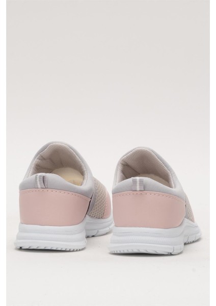 Unisex Lastilkli Hafif Airfle Çocuk Spor Ayakkabı GRİ - PUDRA fırsatları