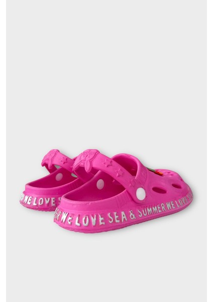 Aksesuarlı Kaymaz Taban Deniz Plaj Havuz Sandalet Çocuk Terlik Yeşil