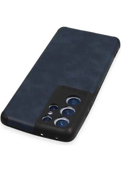 Samsung Galaxy S21 Ultra Kılıf Loop Deri Silikon - Lacivert Ferrg