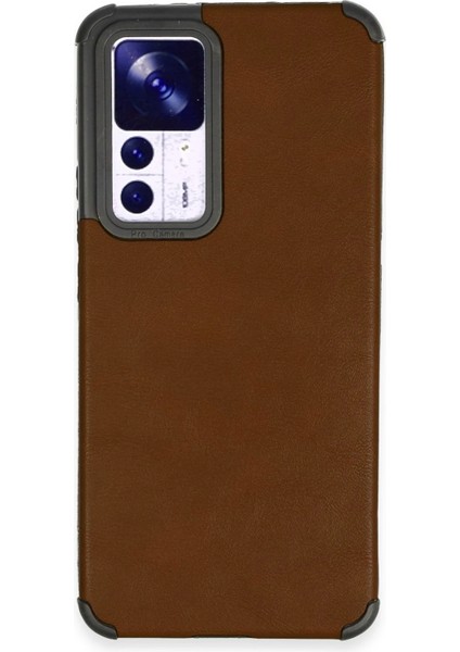 Xiaomi Mi 12T Kılıf Loop Deri Silikon - Kahverengi Ferrg