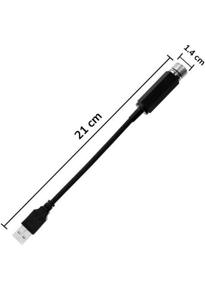 ® Kırmızı Ayak Altı Tavan LED Araç Içi Aydınlatma Oto Araba Iç Disko Ayarlanır USB Lamba Işık
