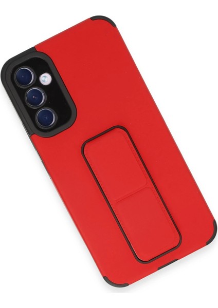 Samsung Galaxy A54 5g Kılıf Mega Standlı Silikon - Kırmızı Ferrg modelleri
