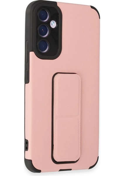 Samsung Galaxy A54 5g Kılıf Mega Standlı Silikon - Pudra Ferrg fiyatları