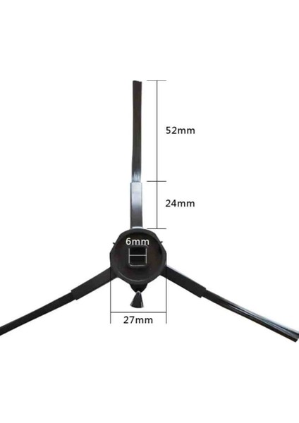 360 S8 / S8 Plus Uyumlu Ana Fırça Ve Yan Fırça Seti - 4 Parça