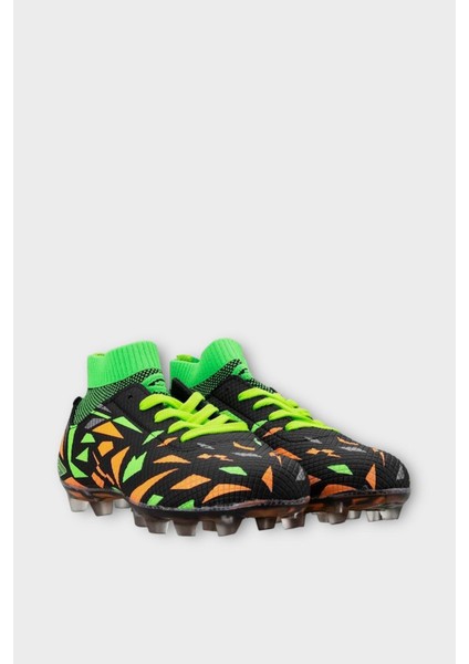 Çocuk Çoraplı Krampon Futbol Ayakkabısı Füme - Mavi fiyatları