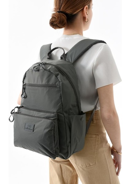 Unisex Sırt Çantası Paraşüt Kumaş Hafif Çok Cepli Yağmur Itici Kumaş 40*28 cm 571 Collection fiyatları
