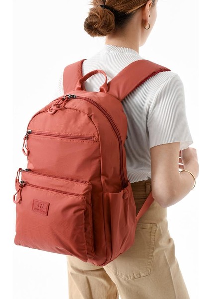 Unisex Sırt Çantası Paraşüt Kumaş Hafif Çok Cepli Yağmur Itici Kumaş 40*28 cm 571 Collection fiyatları