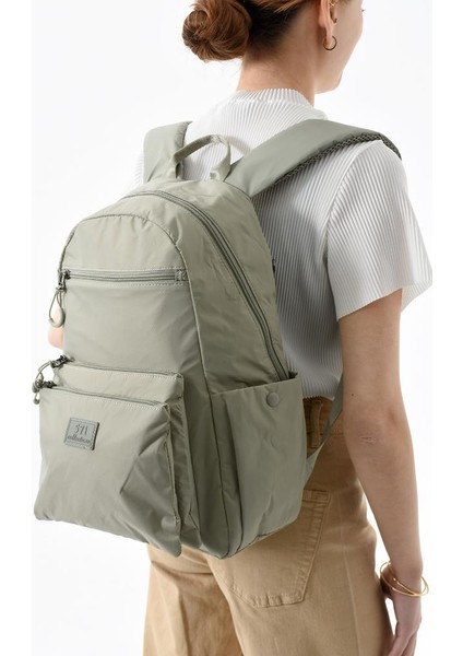 Unisex Sırt Çantası Paraşüt Kumaş Hafif Çok Cepli Yağmur Itici Kumaş 40*28 cm 571 Collection fiyatları